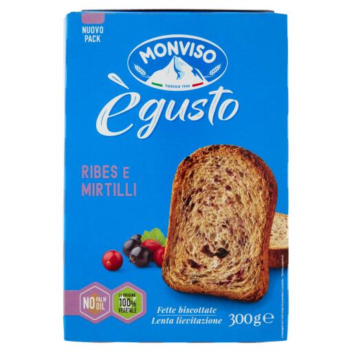Biscotto Salute con Mirtilli 300g Monviso