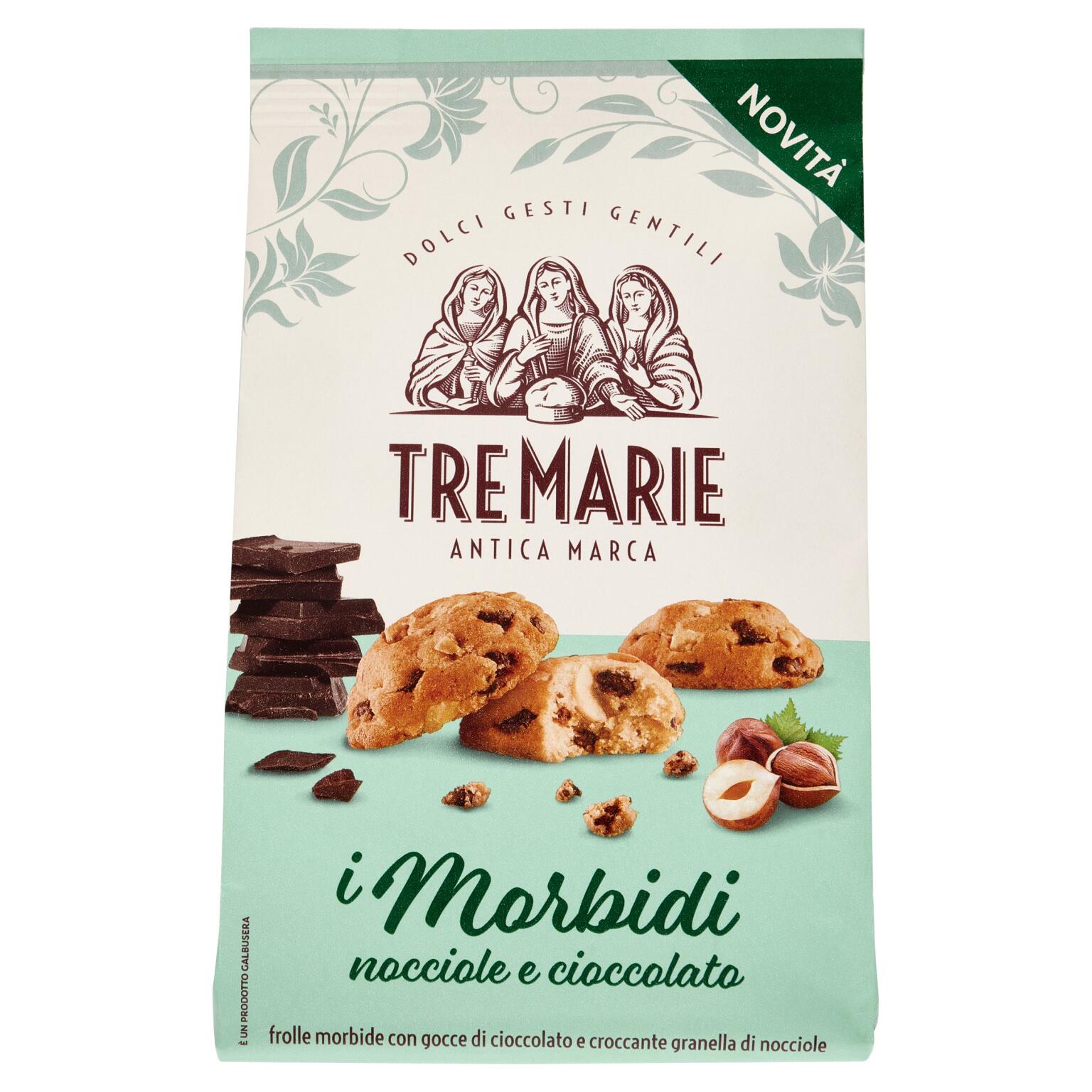 Biscotti I Morbidi Nocciola e Cioccolato 300g Tre Marie