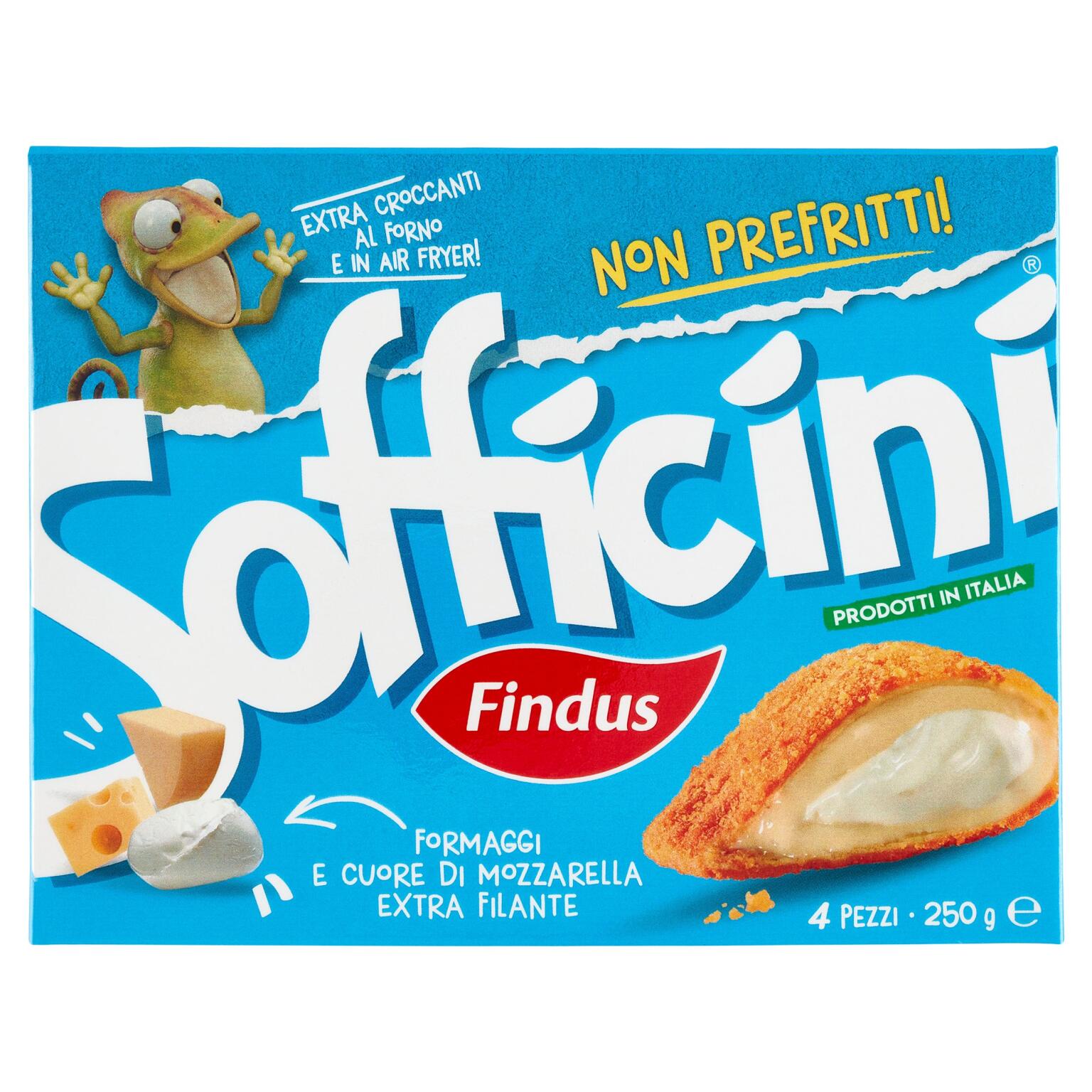 4 sofficini formaggio e mozzarella 250g Findus