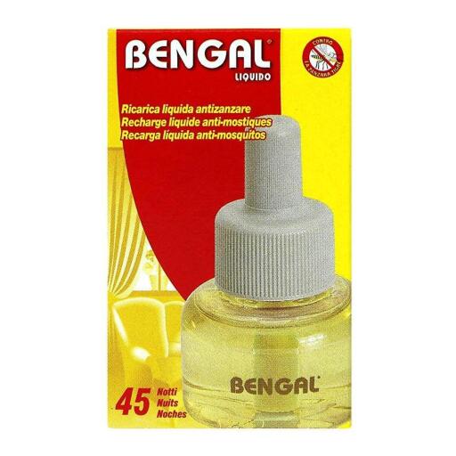 Ricarica liquida insetticida antizanzare da 45 notti Bengal