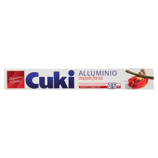 Alluminio doppia forza 25mt Cuki