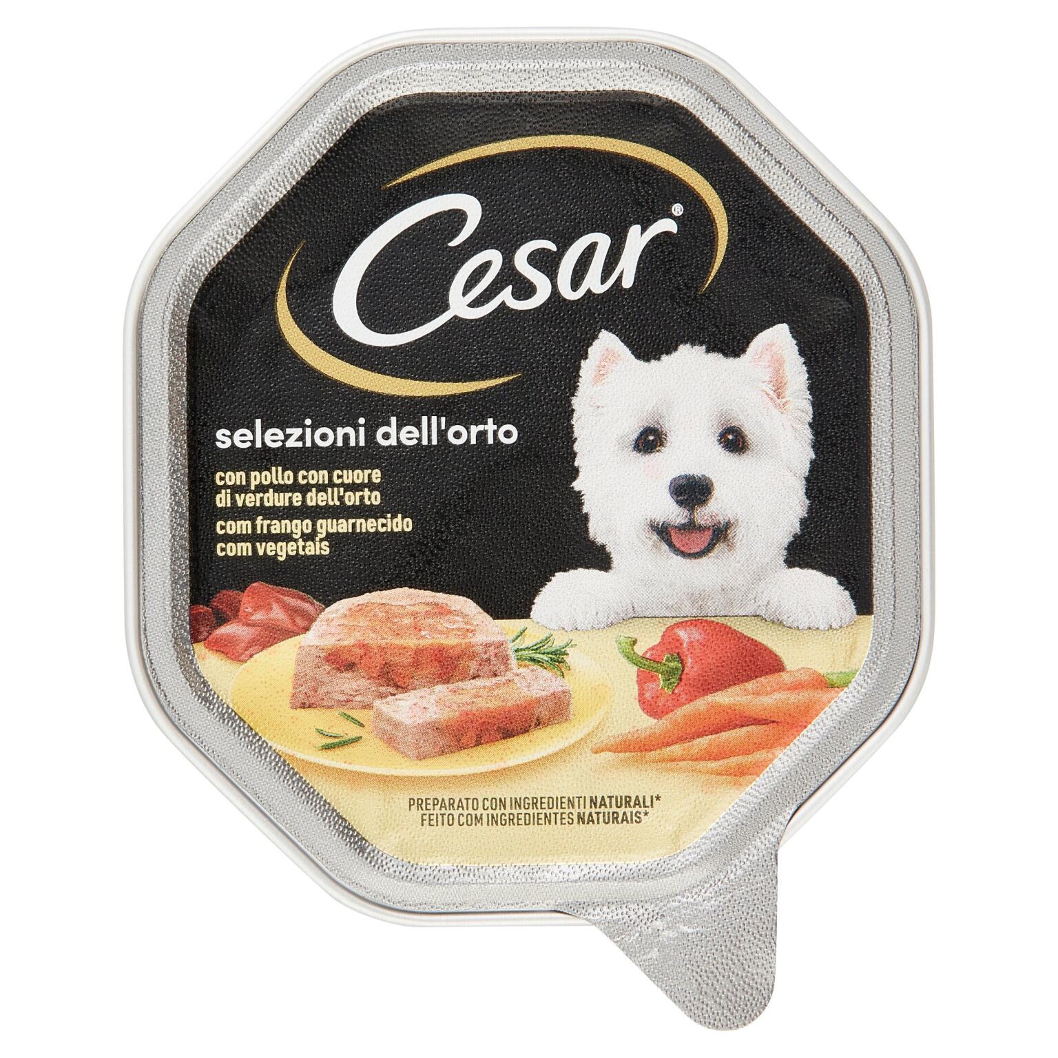 Cesar patè con pollo e cuore di verdure 150g