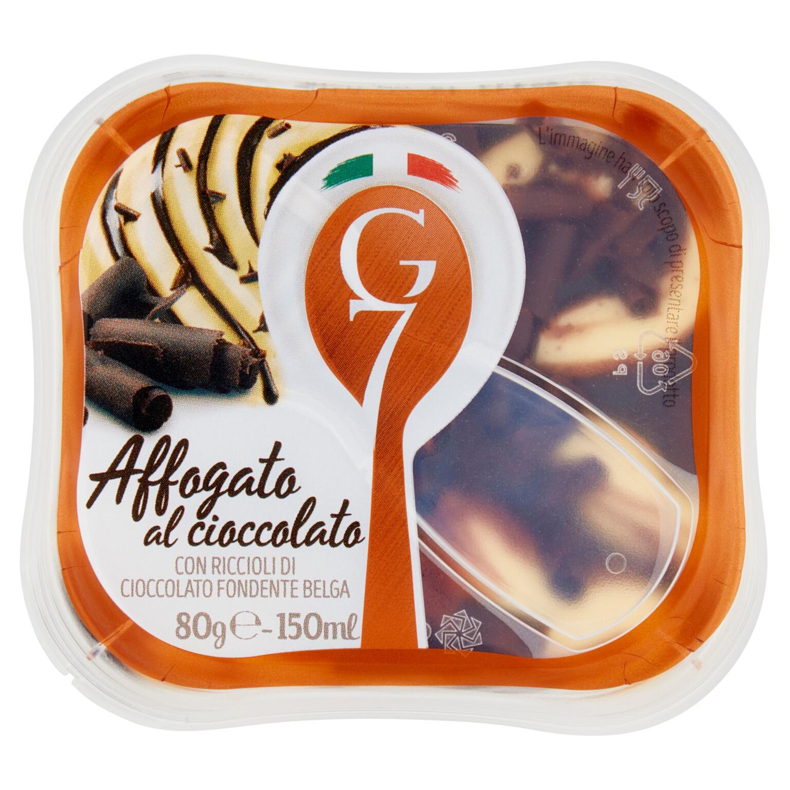Monodose affogato al cioccolato 80g G7 senza glutine