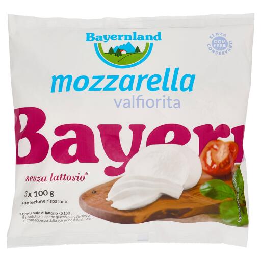 Mozzarella Valfiorita 3x100g senza lattosio