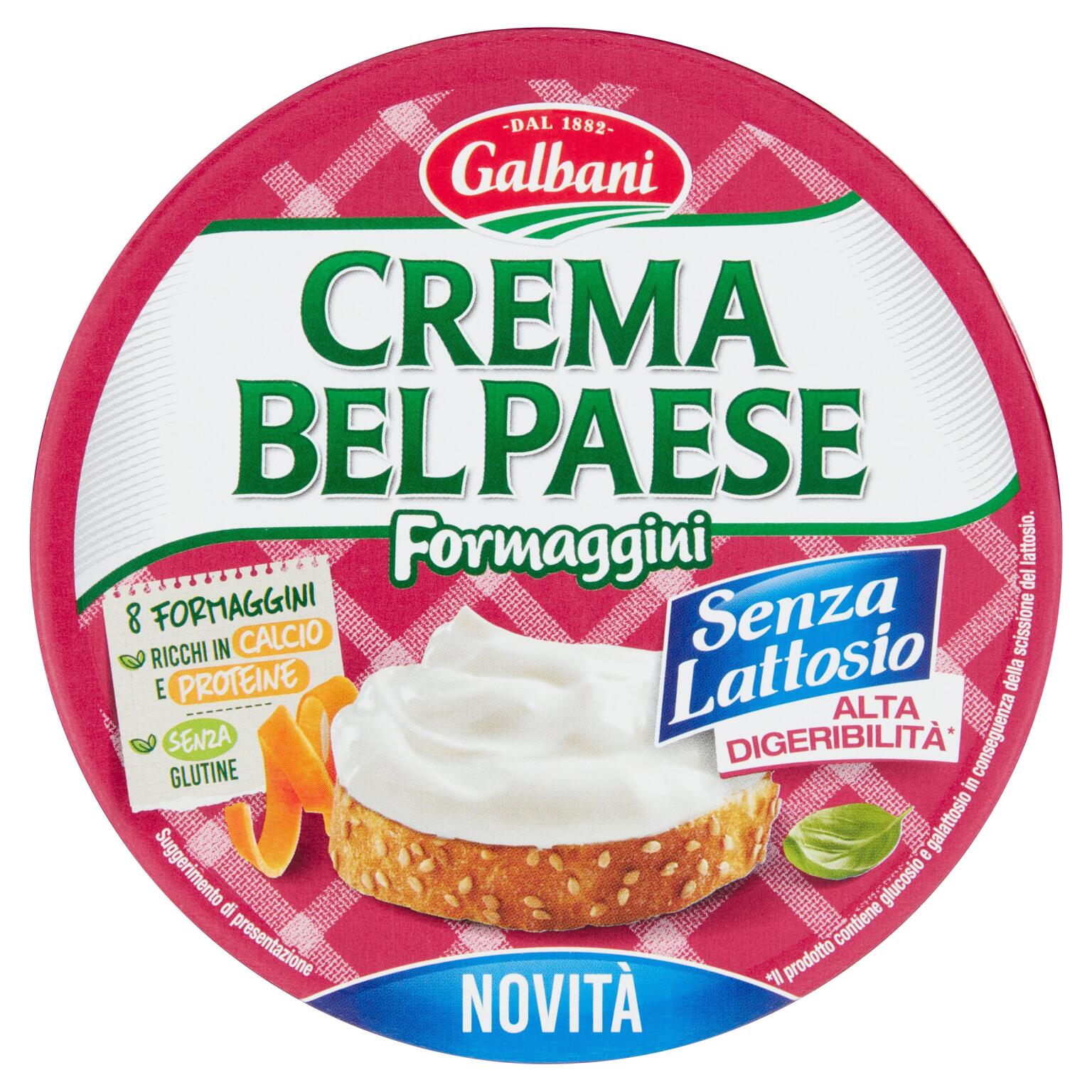Formaggini Crema Bel Paese senza lattosio 140g Galbani