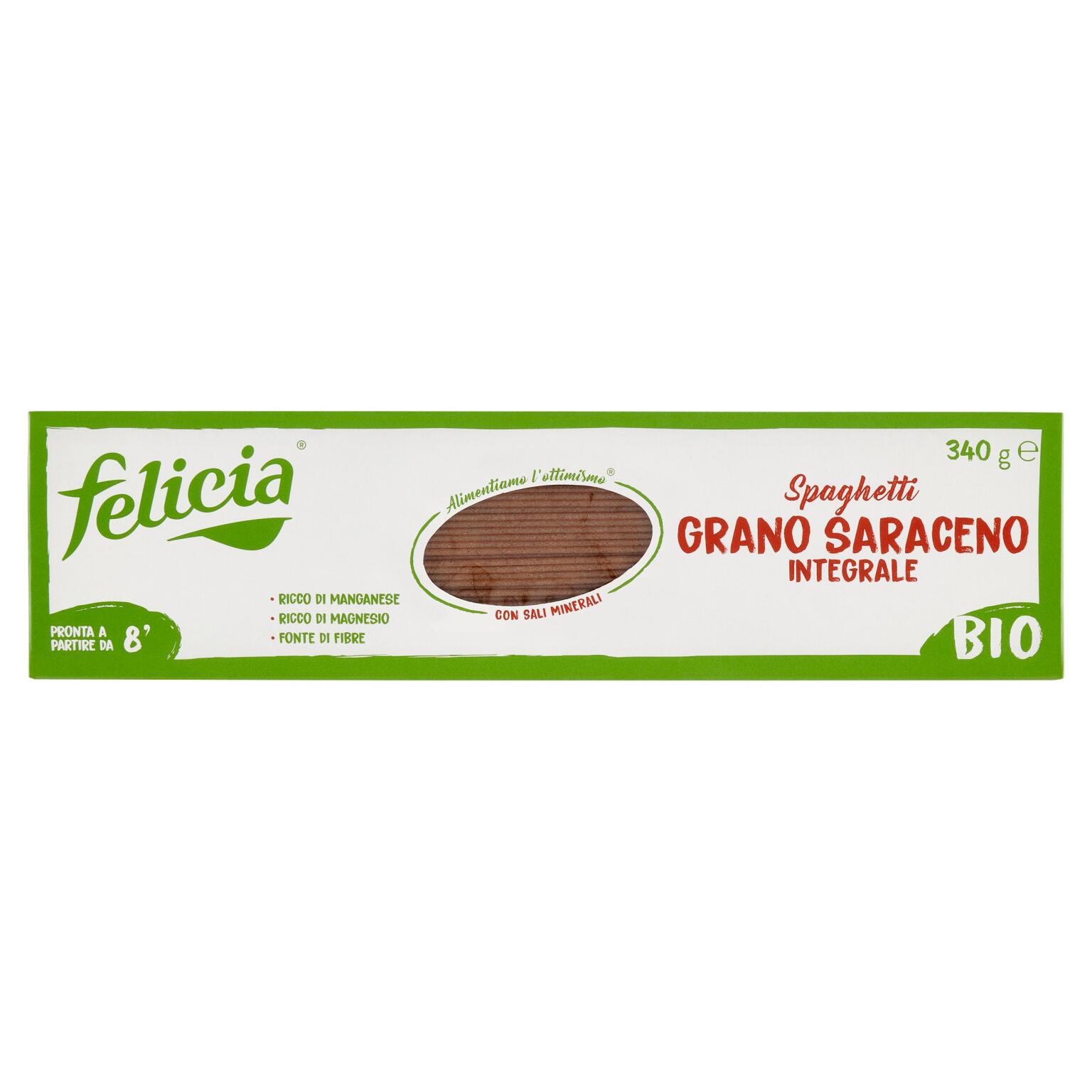Spaghetti al grano saraceno, Bio, 340g, Felicia