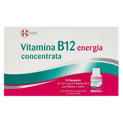 Vitamina B12 concentrata da 15 flaconcini Matt