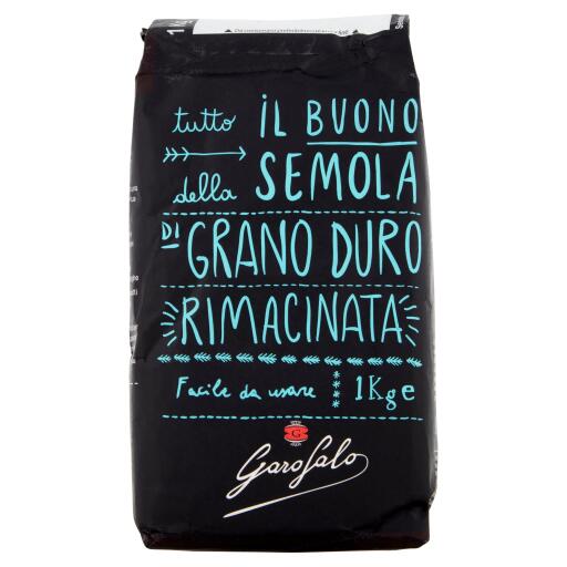 Semola rimacinata di grano duro 1kg Garofalo