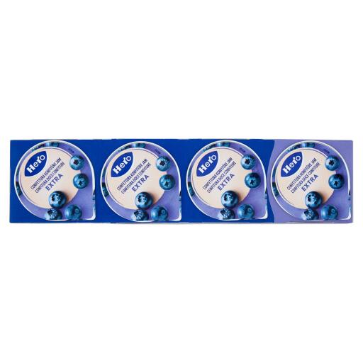 Confettura poker gusto mirtilli 4x25g Hero
