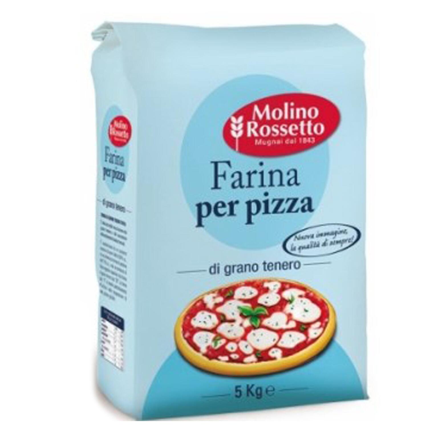 Farina di grano tenero 0 per pizza 5Kg Molino     Rossetto