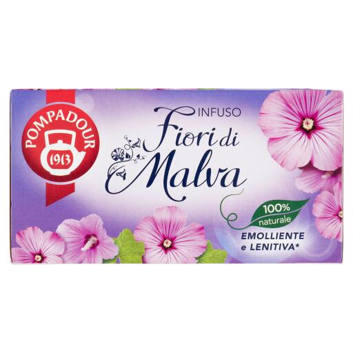 Infuso di malva idratante e lenitiva 20 filtri Pompadour