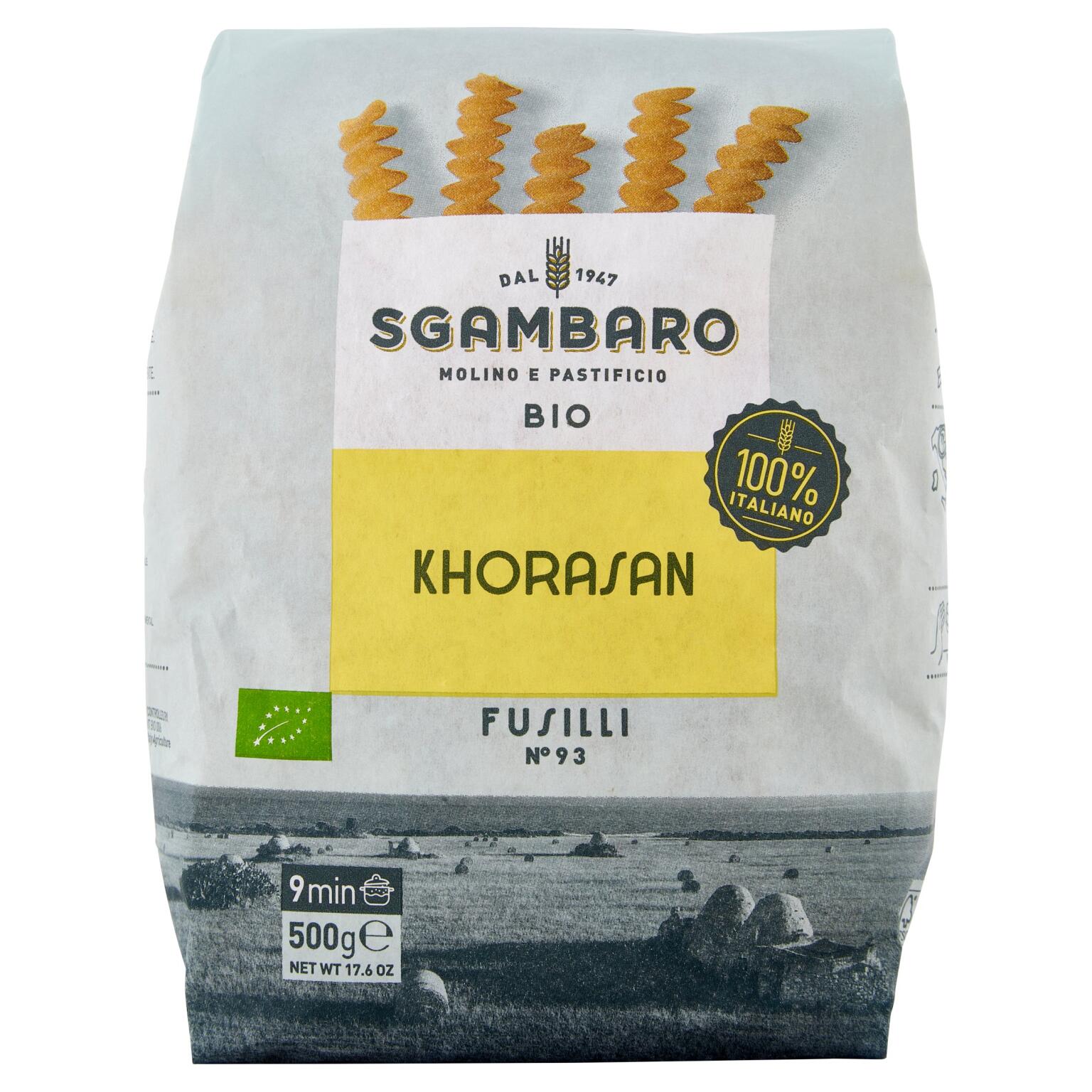 Fusilli al grano khorasan 500g Sgambaro