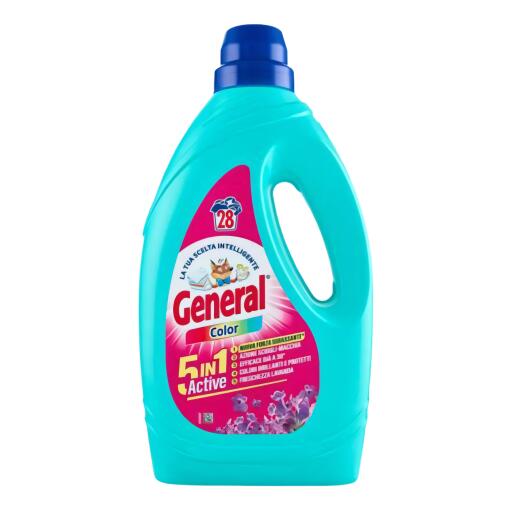 Detersivo liquido General 28 lavaggi Color da 1,12lt
