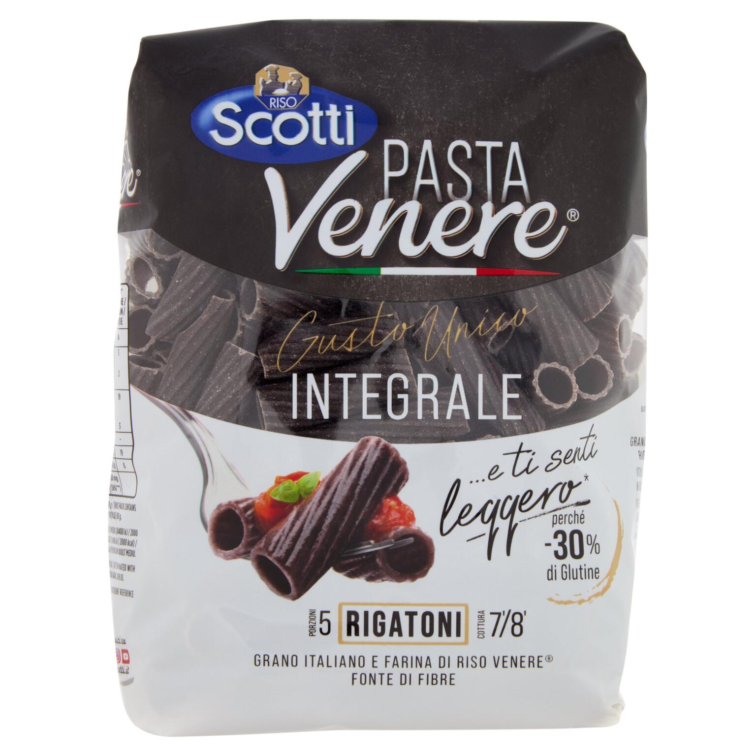 Pasta Venere Rigatoni 400g Scotti