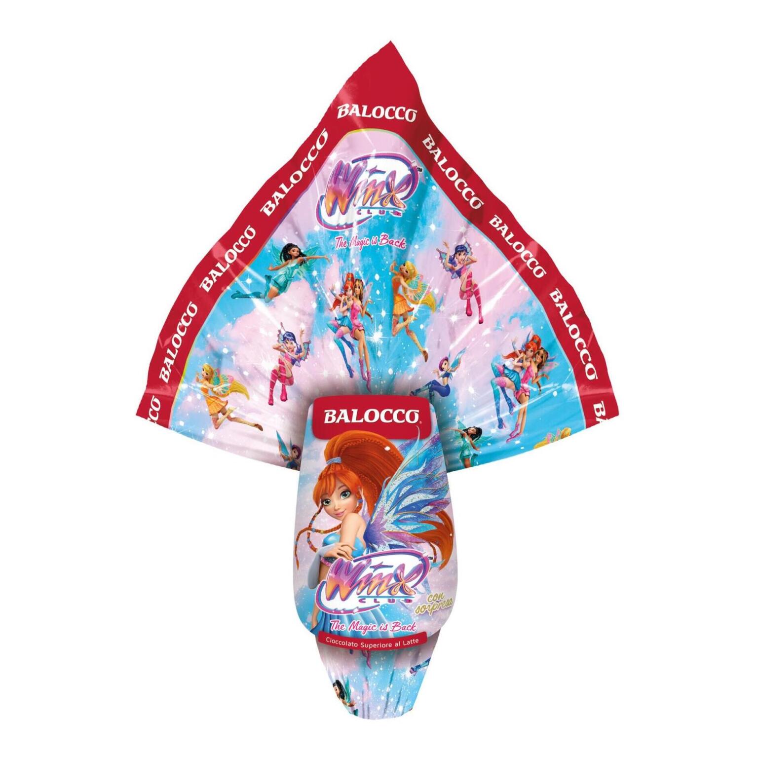Uovo di Cioccolato al Latte Winx 240g Balocco