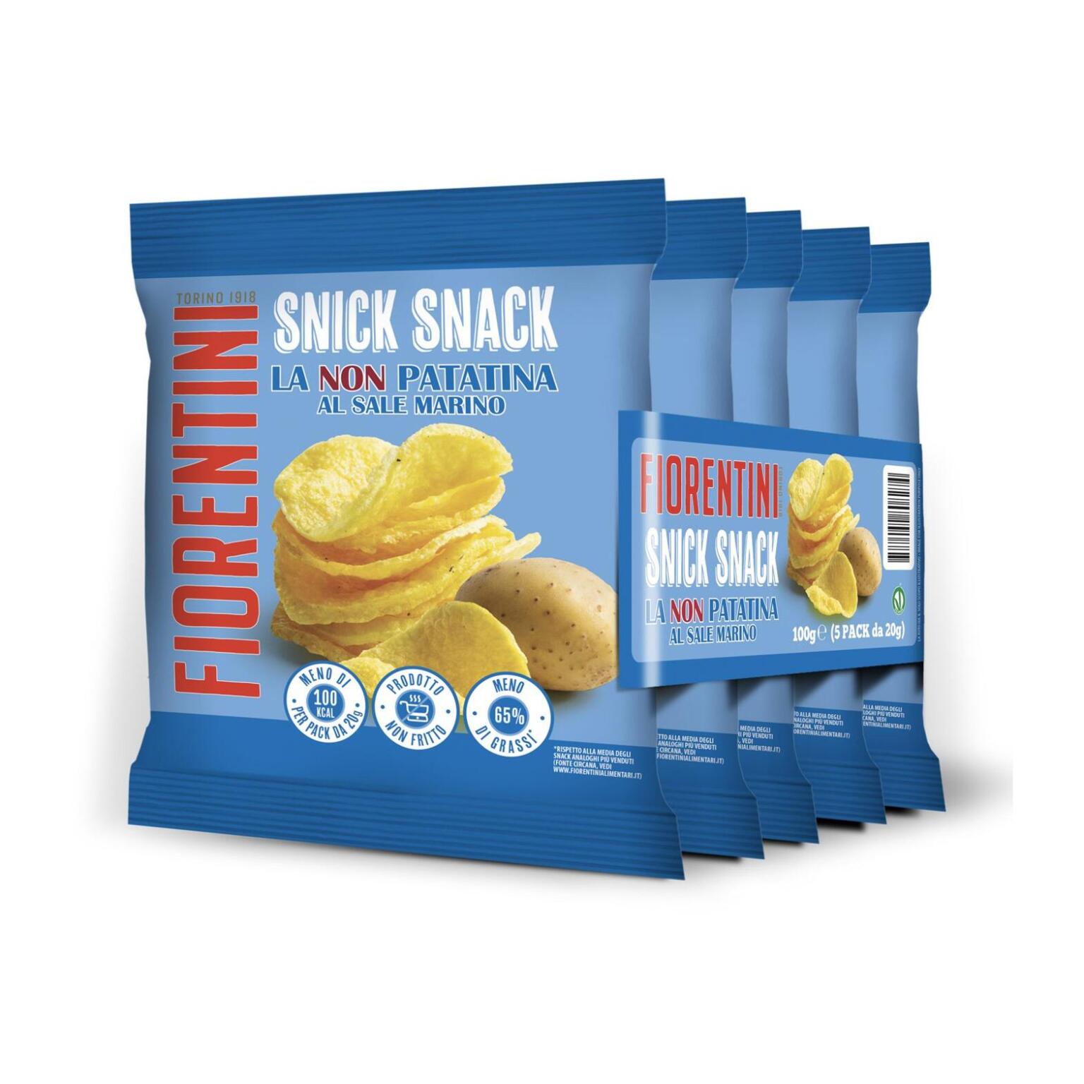Snick Snack La non patatina al sale marino 100g Fiorentini