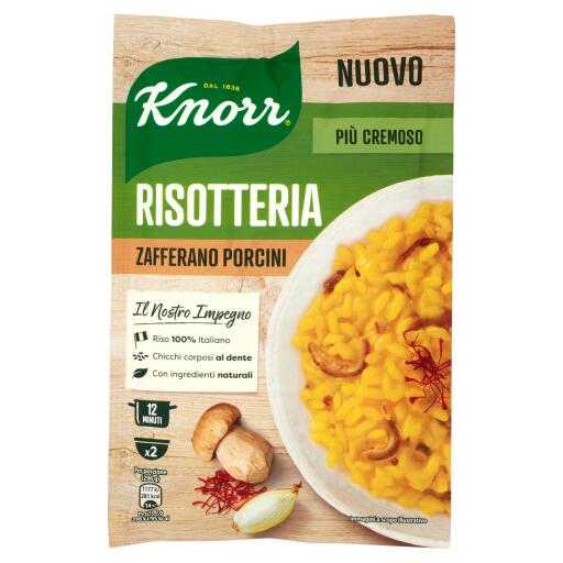 Risotto zafferano e funghi 175g Knorr