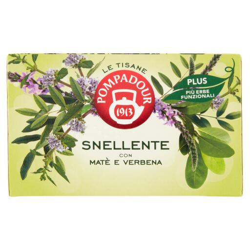 Tisana Snellente Plus con Matè e Verbena 18bustine Pompadour