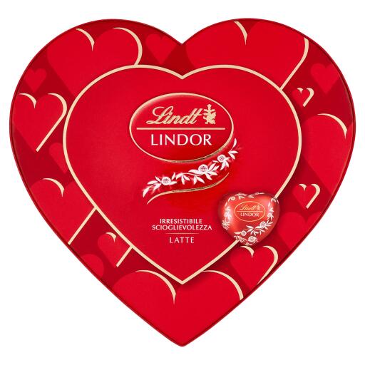 Scatola Cuori San Valentino al latte 96g Lindor