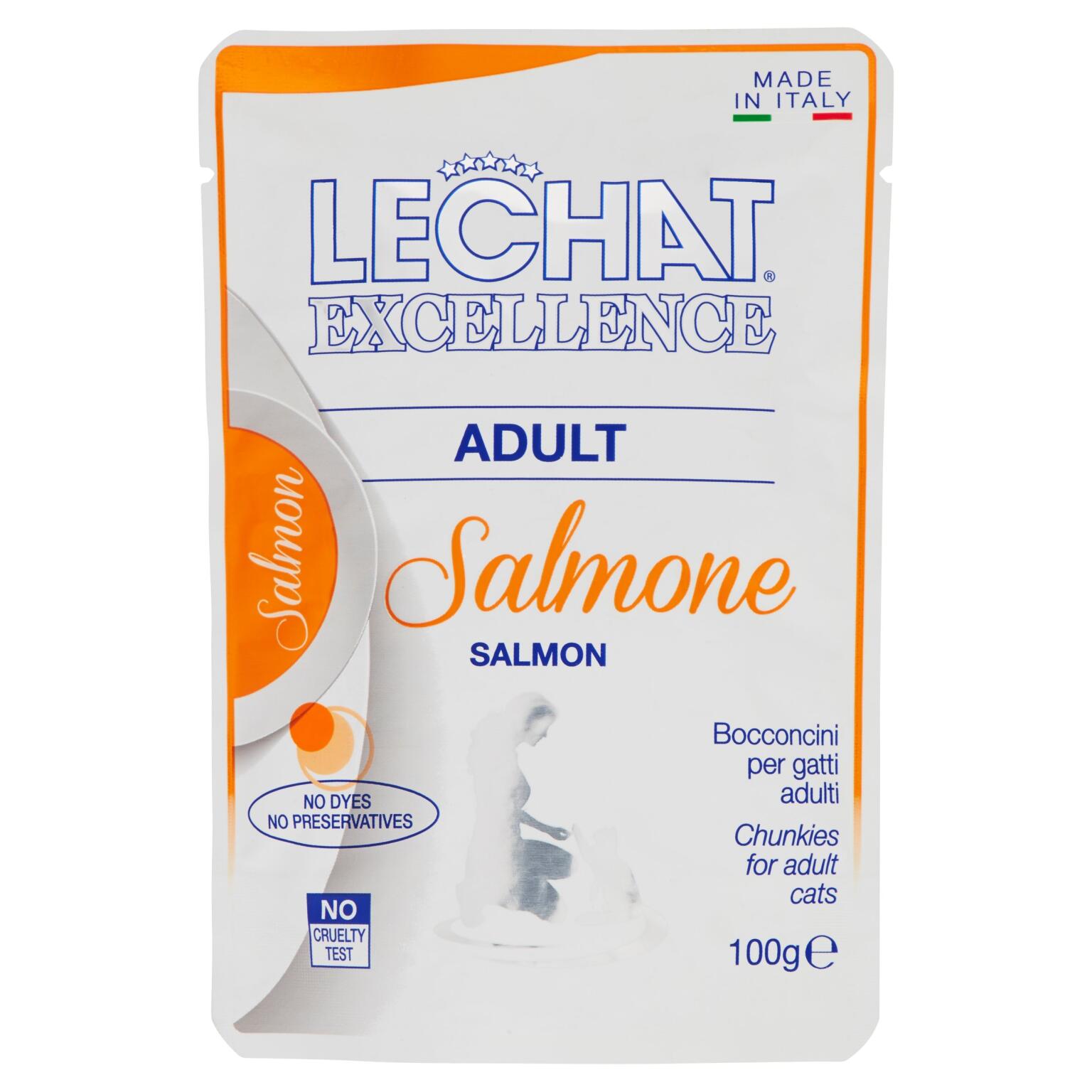 Lechat ex cellence salmone 100g adult