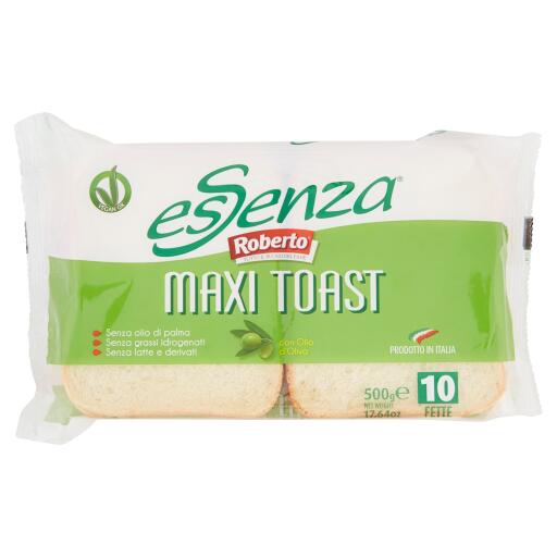 Maxi Toast Essenza ,fette di pane leggero e genuino, 500g Roberto
