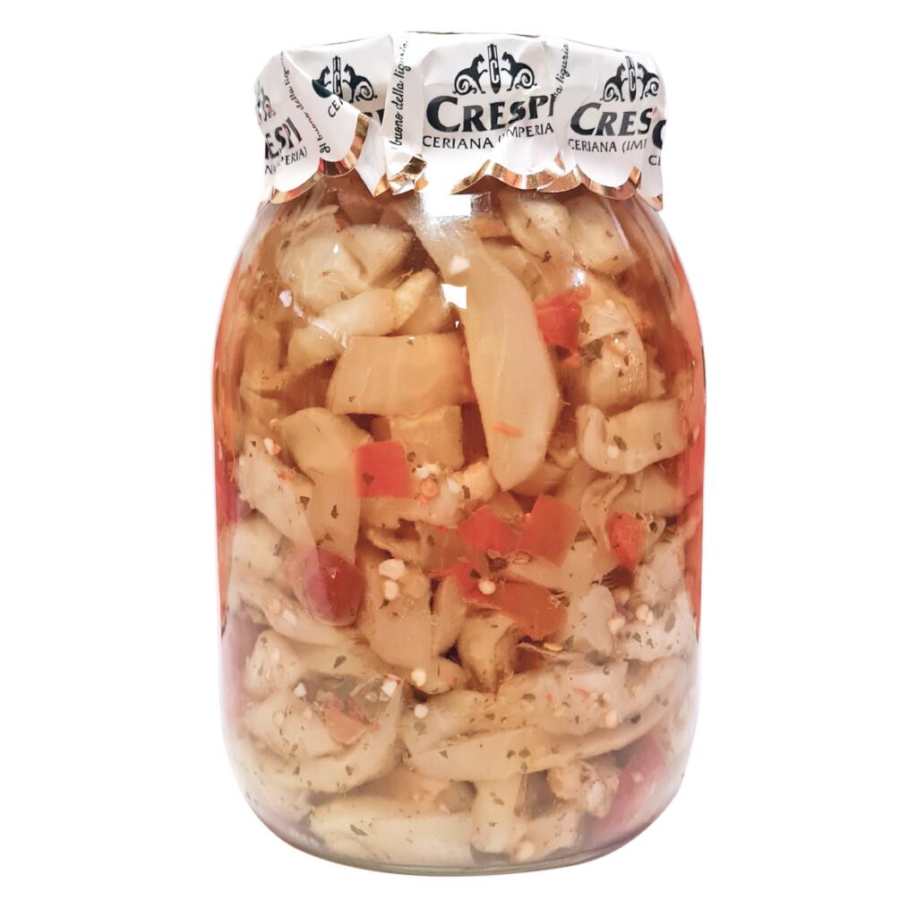 Melanzane a fettucce "alla Massaia "1062ml in olio di semi di girasole Crespi