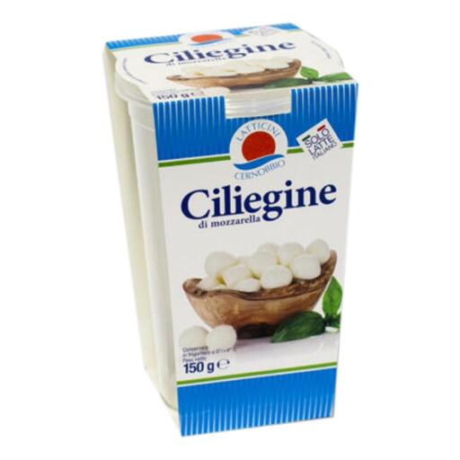 Mozzarelle ciliegine bicchiere 150g Latteria      Cernobbio