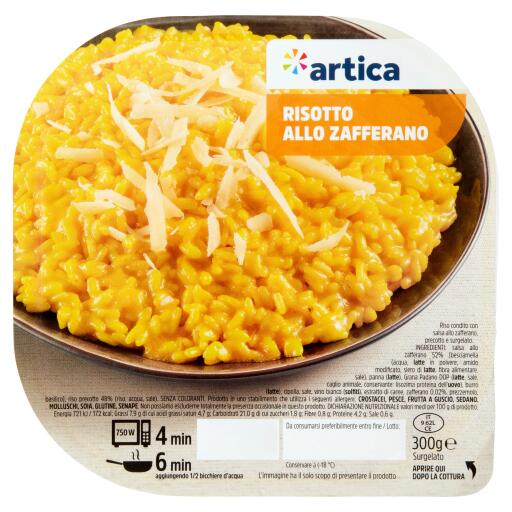Risotto alla milanese 300g Artica