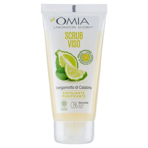 Scrub viso bergamotto 75ml, Omia