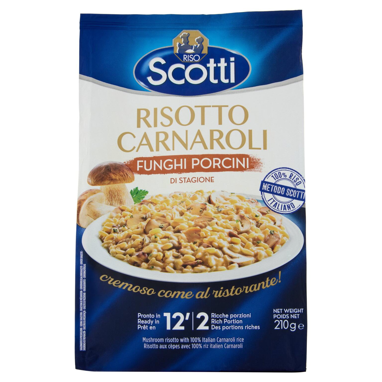 Risotto al porcino 210g Scotti senza glutine