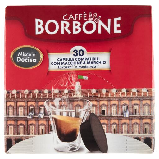 Capsule miscela Decisa compatibili a Modo Mio 30pezzi Caffe' Borbone