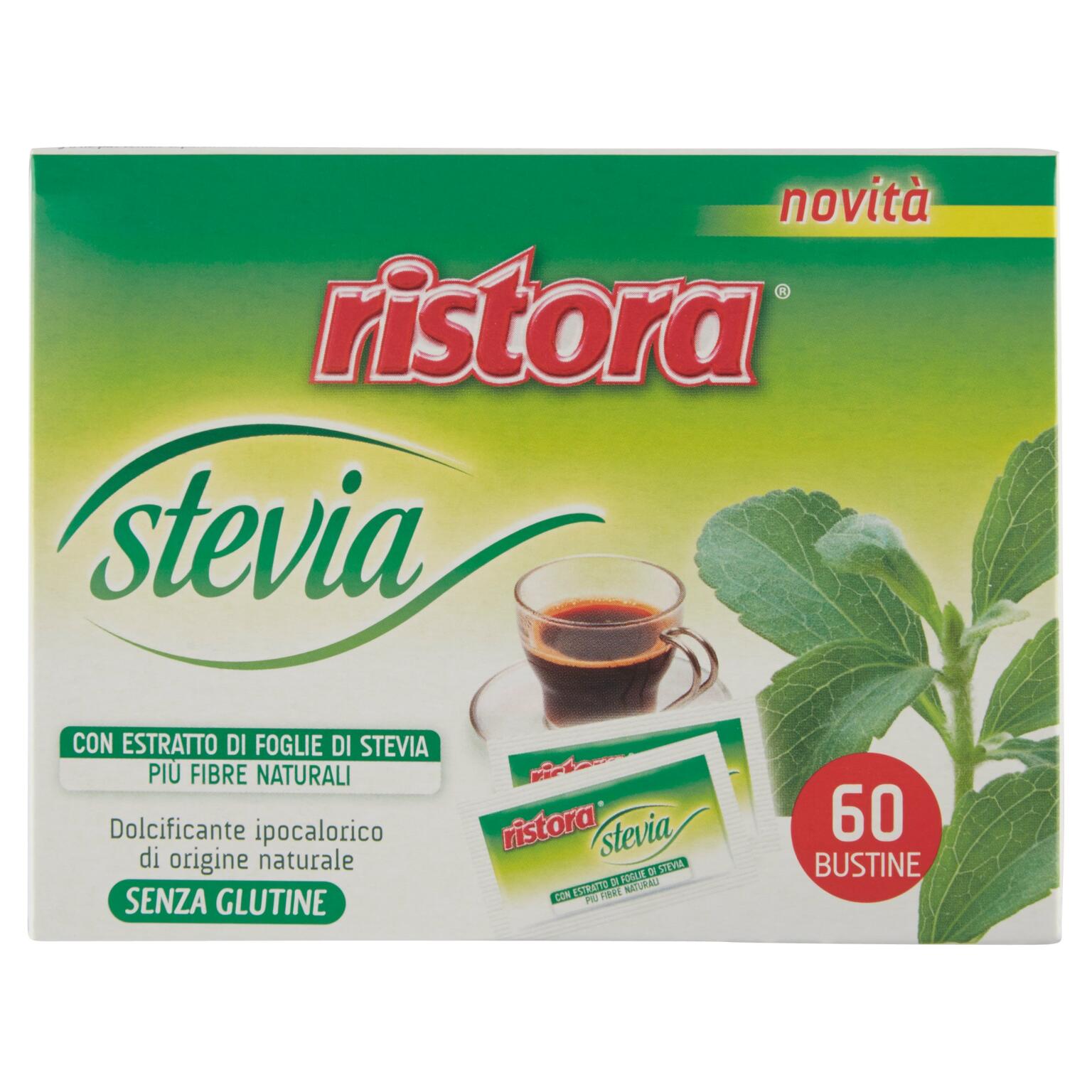 Dolcificante stevia 60 bustine Ristora