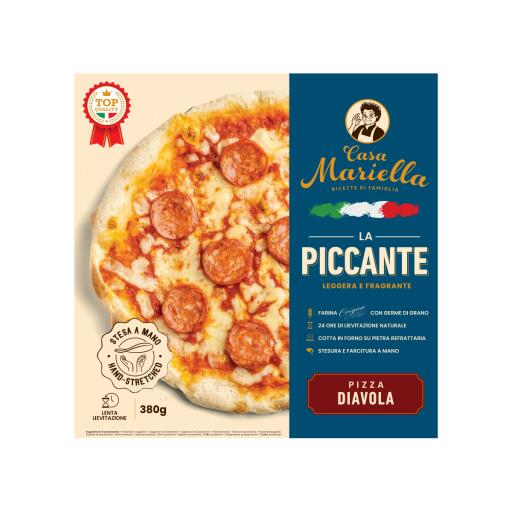 Pizza diavola 380g Casa Mariella