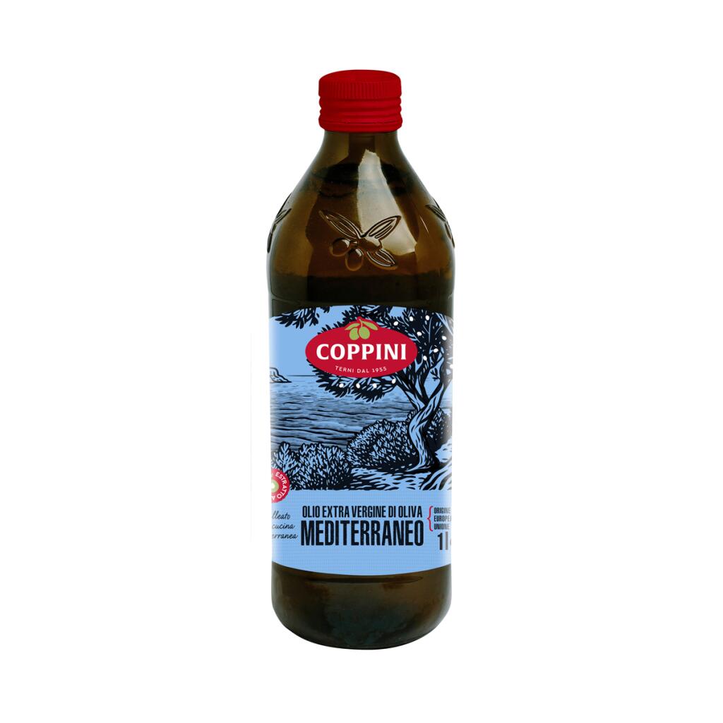 Olio Extra Vergine di Oliva Mediterraneo 1l Coppini