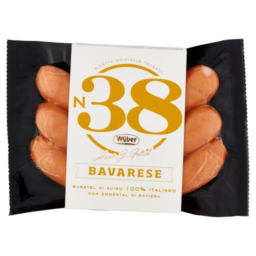 Wurstel Bavarese N°38 240g 3 Pezzi Wuber