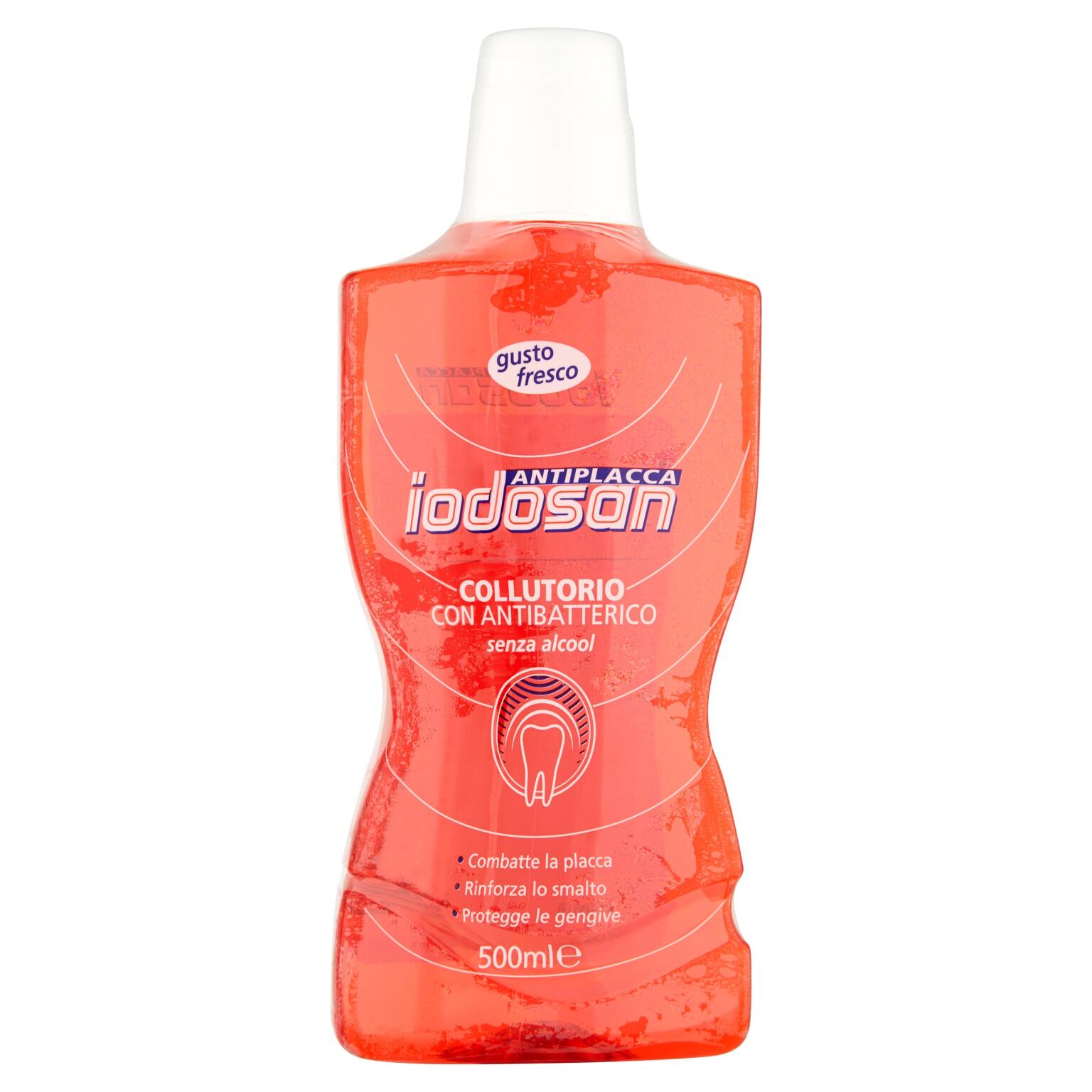 Collutorio antiplacca 500ml Iodosan