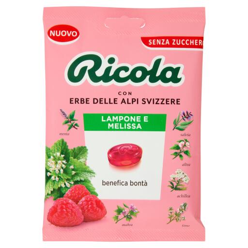 Caramelle lampone melissa 70g Ricola
