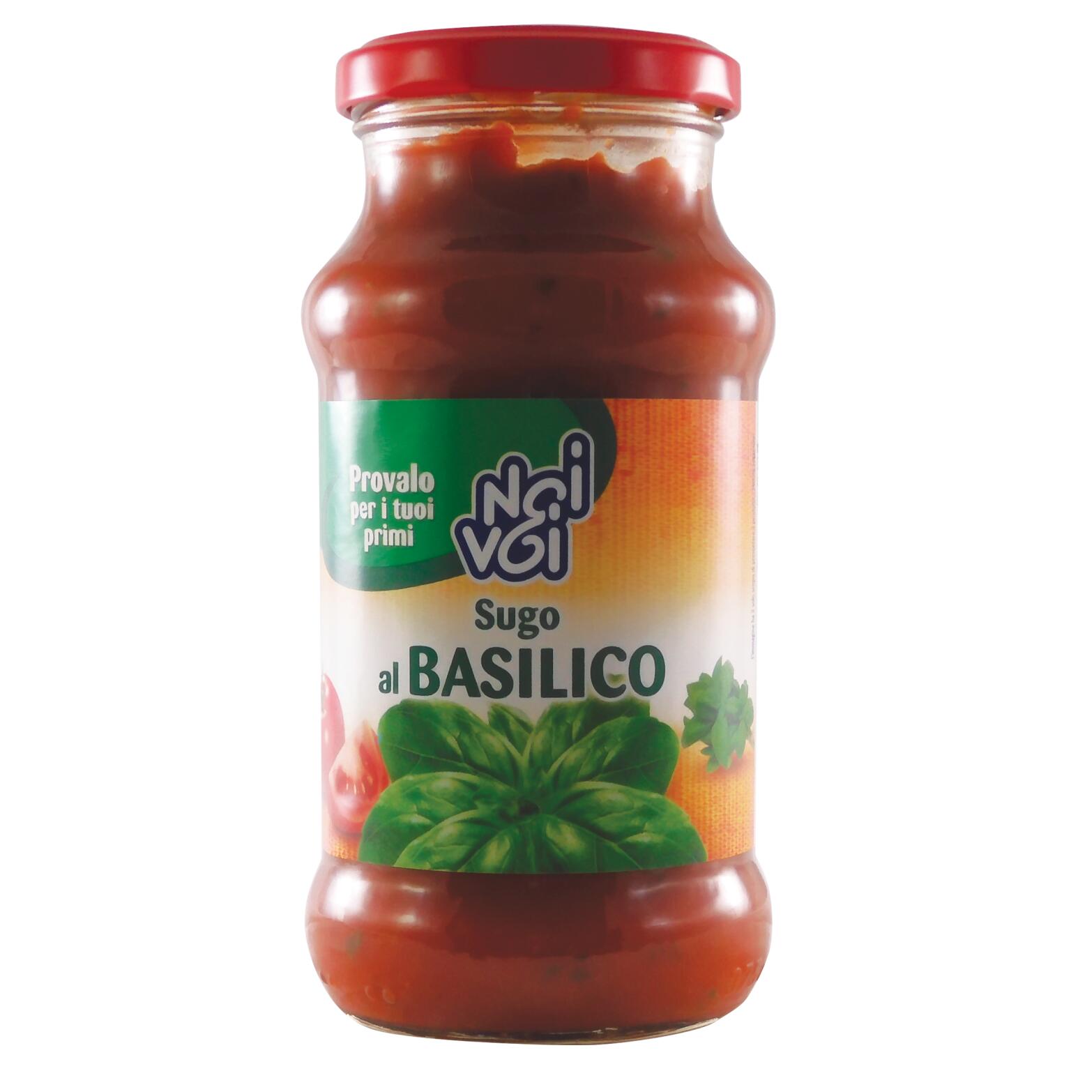 Sugo al pomodoro e basilico 350g Noi&Voi