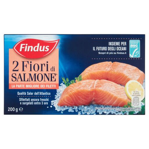 Fiori di salmone 2 pezzi 200g Findus