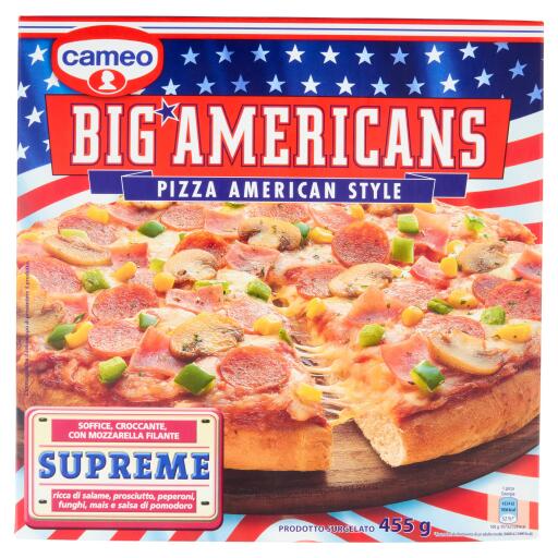 Pizza Big Americans Supreme 455g Cameo