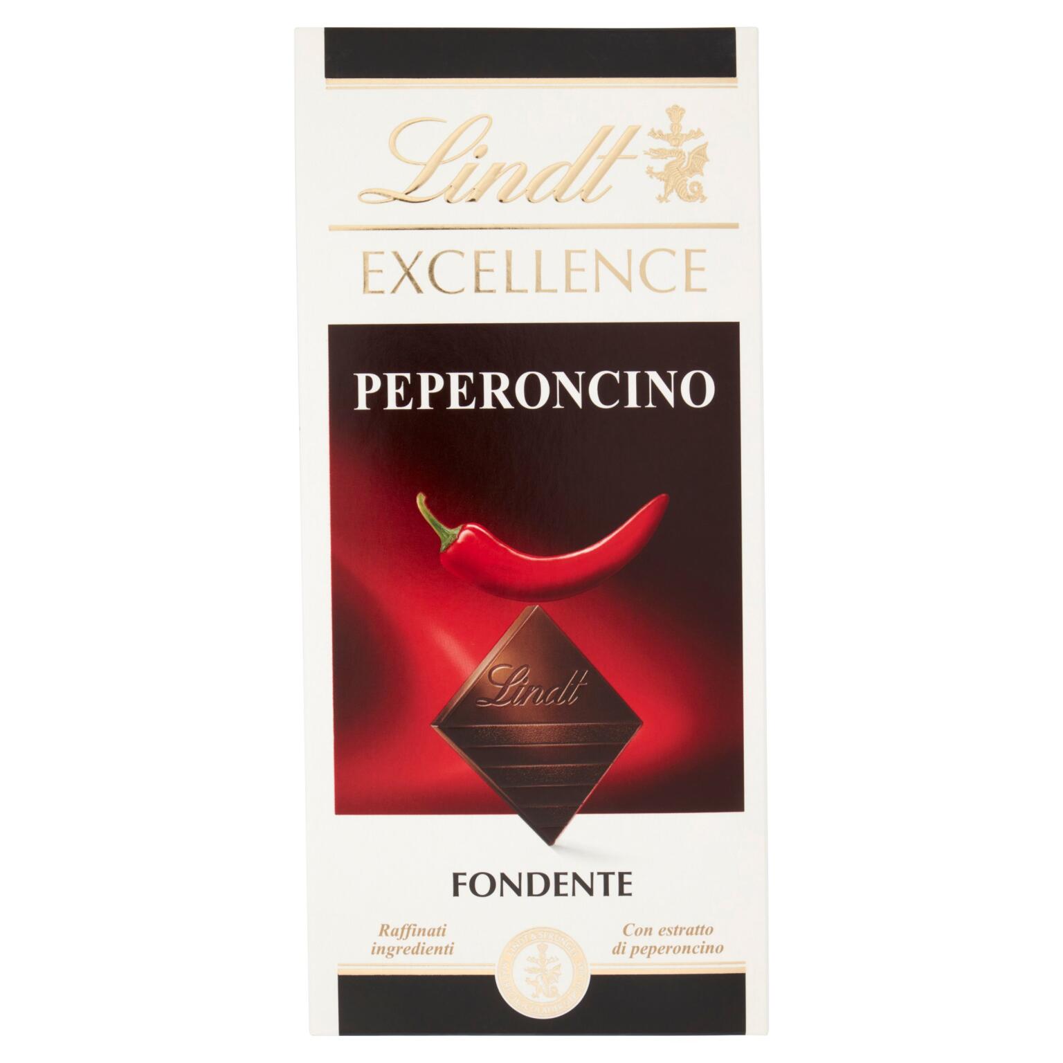 Tavoletta di cioccolato amaro peperoncino 100g Excellence Lindt