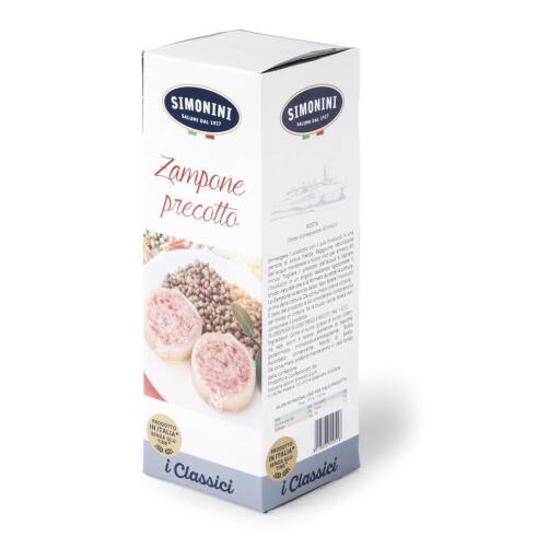 Zampone precotto in astuccio 1kg Simonini