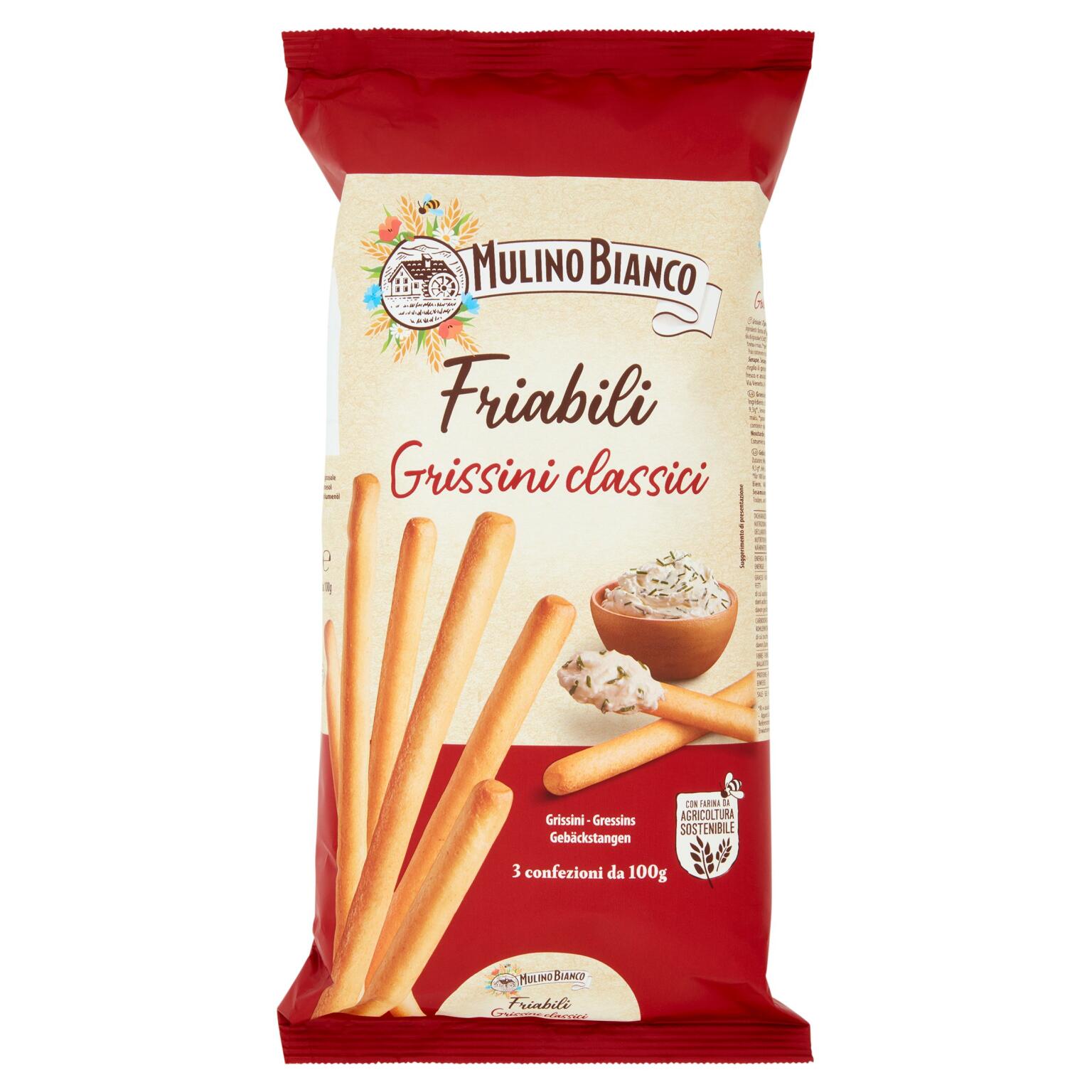 Grissini friabili classici 300g Mulino Bianco Barilla