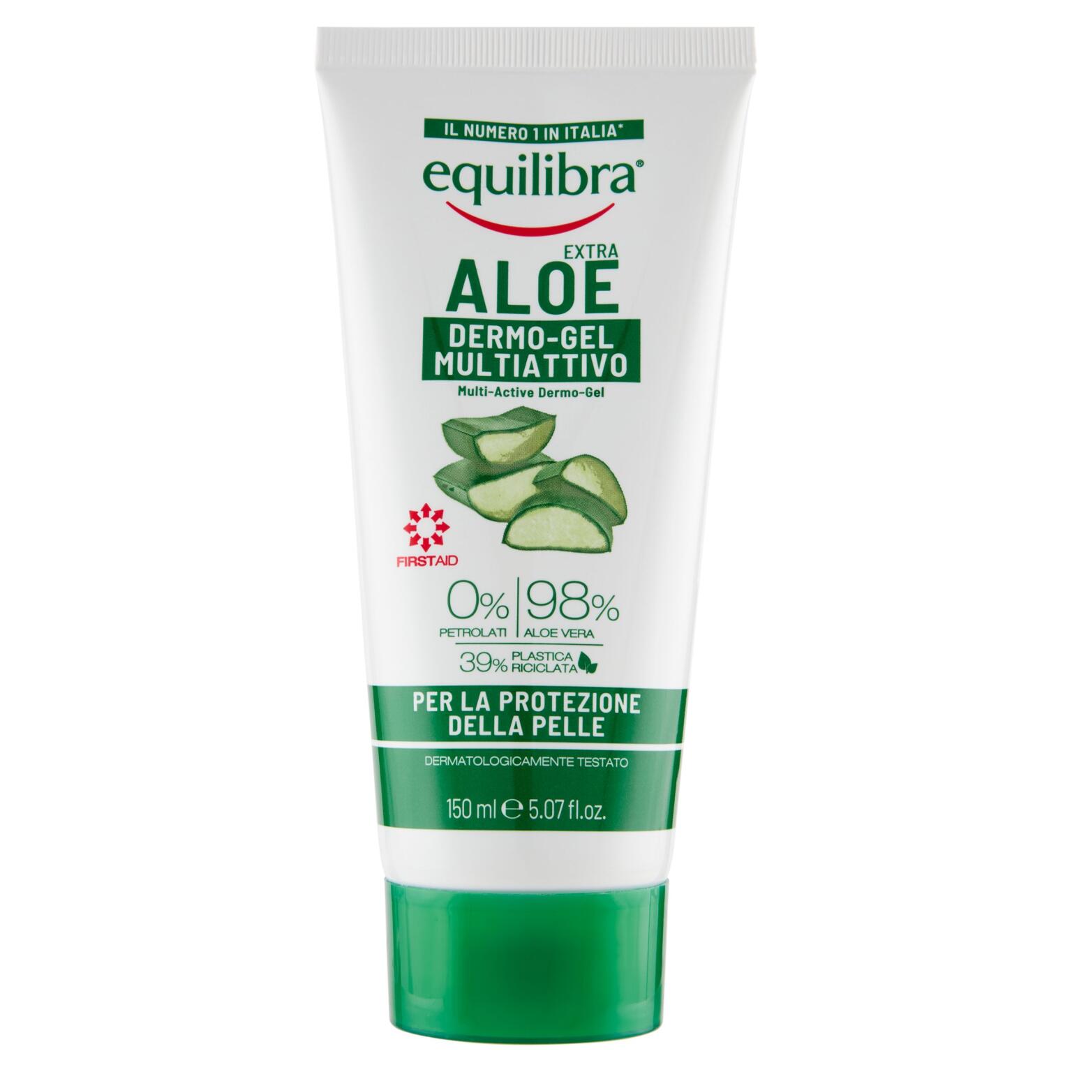 Dermo gel mutiattivo 98% aloe vera 150ml Equilibra