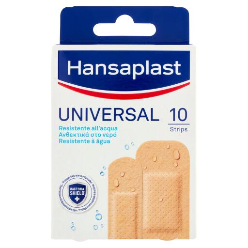 Cerotti universali 10 pezzi resistente all'acqua Hansaplast