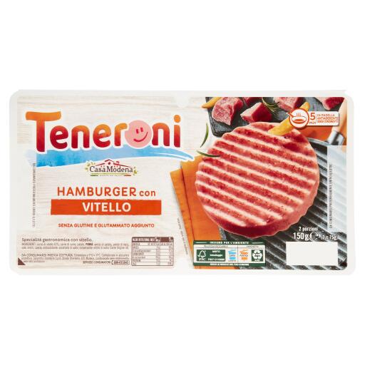 Teneroni con vitello 150g Casa Modena senza glutine