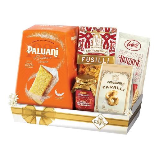 Cesto Natalizio Vulcano 6 pezzi Re Regalo