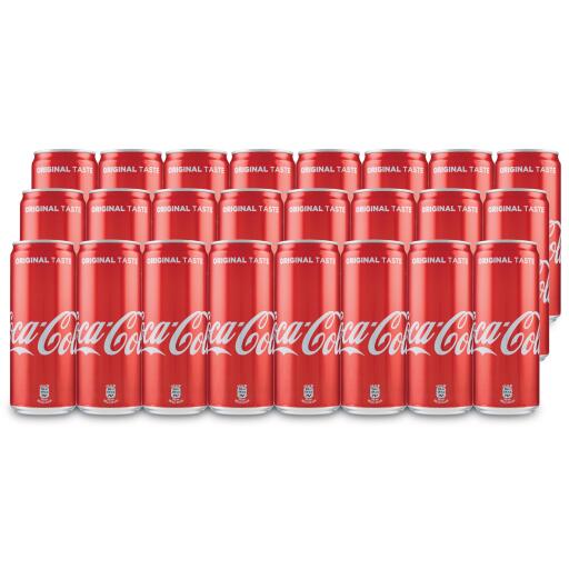 Coca Cola in lattina sleek 24x33cl