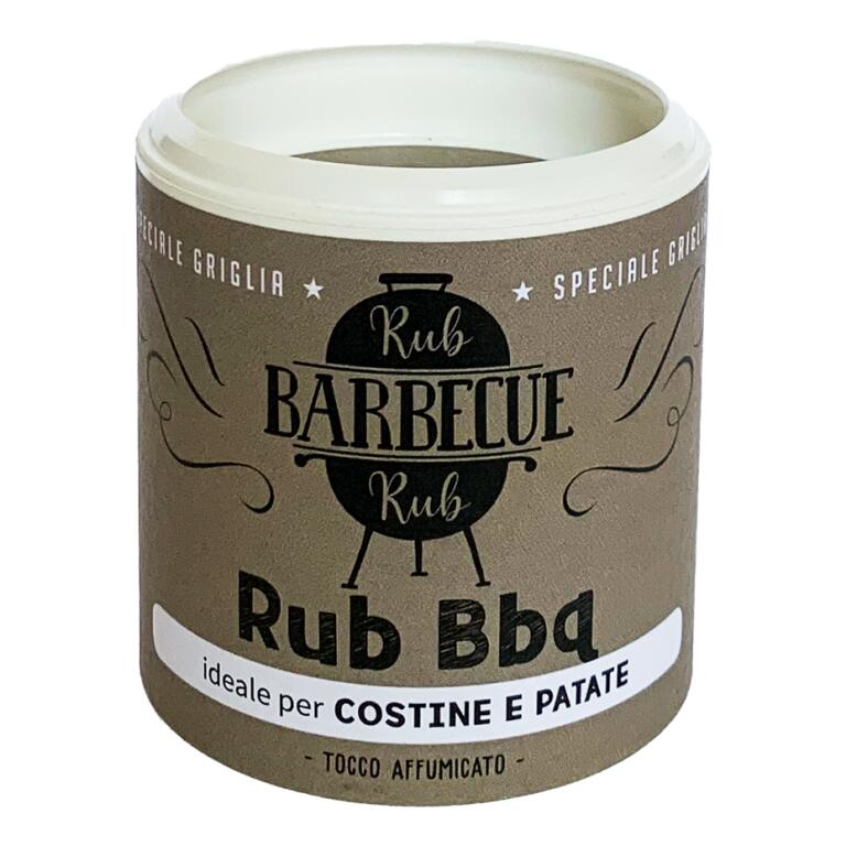 Rub Salsa BBQ Affumicata 70g barattolo Lucrom