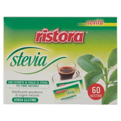 Dolcificante stevia 60 bustine Ristora
